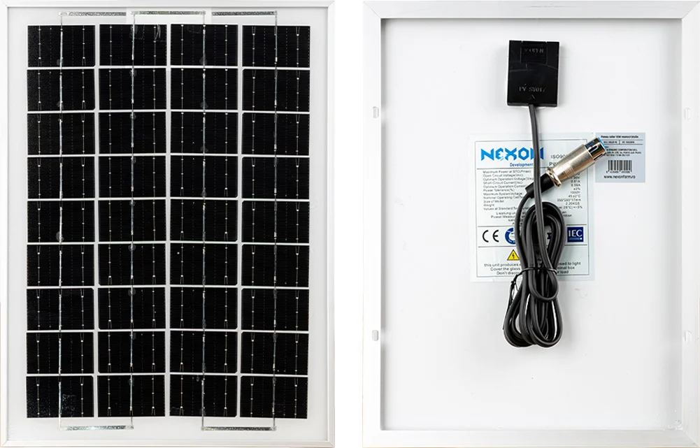 HeavyShock NEXON 10W Napelem panel