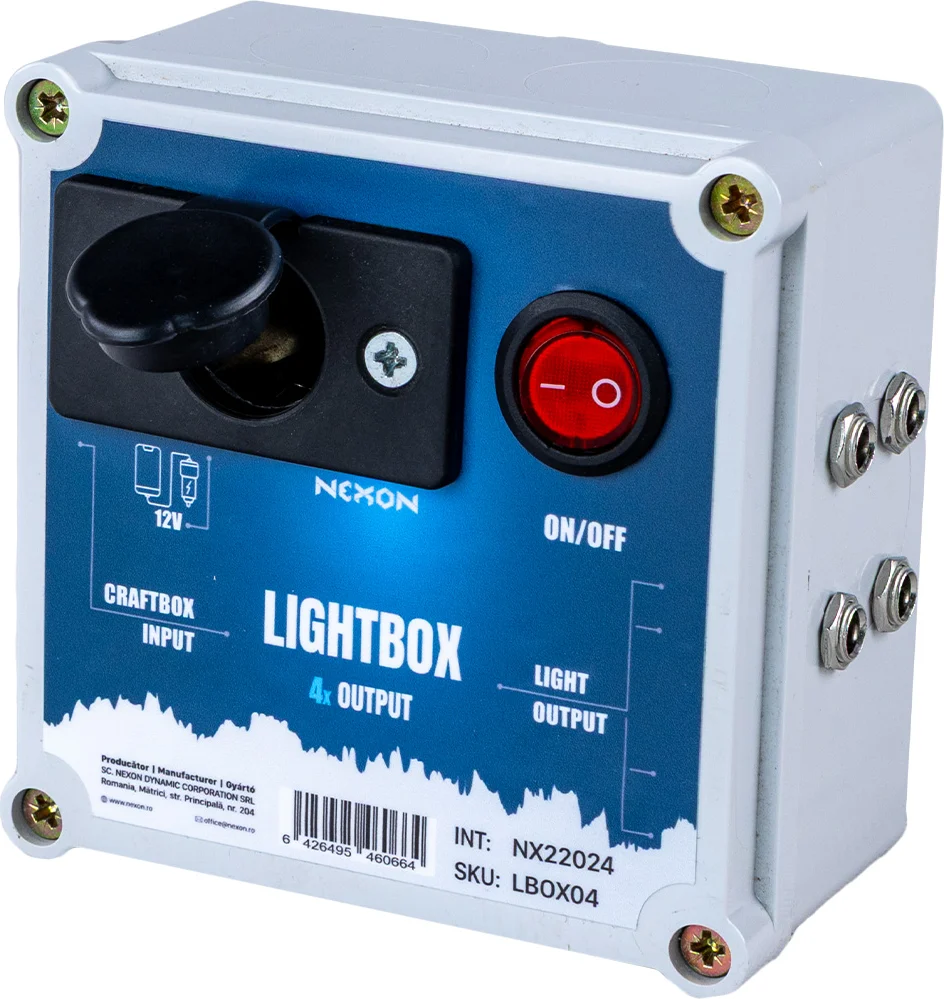 NEXON LIGHTBOX modul 5 kimenettel világítási rendszerhez