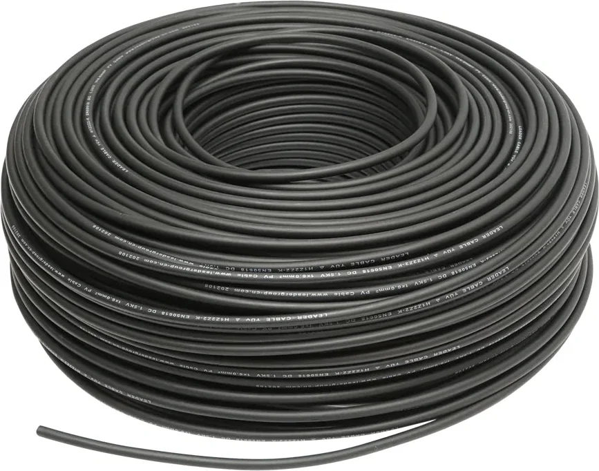 Napelemes kábel 6mm fekete (méterre) – NEXON