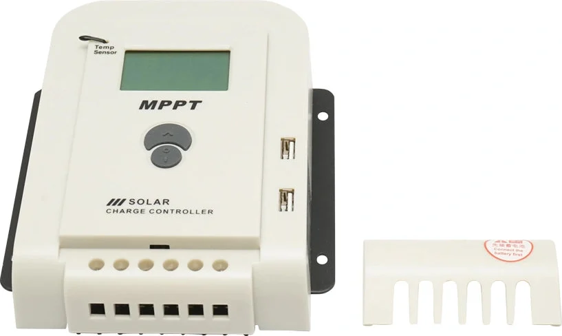 NEXON MPPT napelemes töltésszabályzó 20A 12V/24V, dupla USB porttal