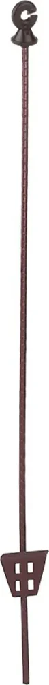 Rugóacél ovális oszlop 11x5mm 106cm barna