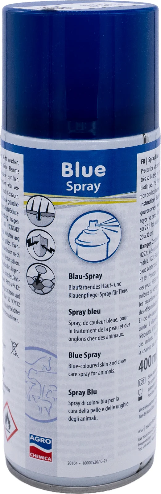 Kék fertőtlenítő spray állatoknak 400 ml