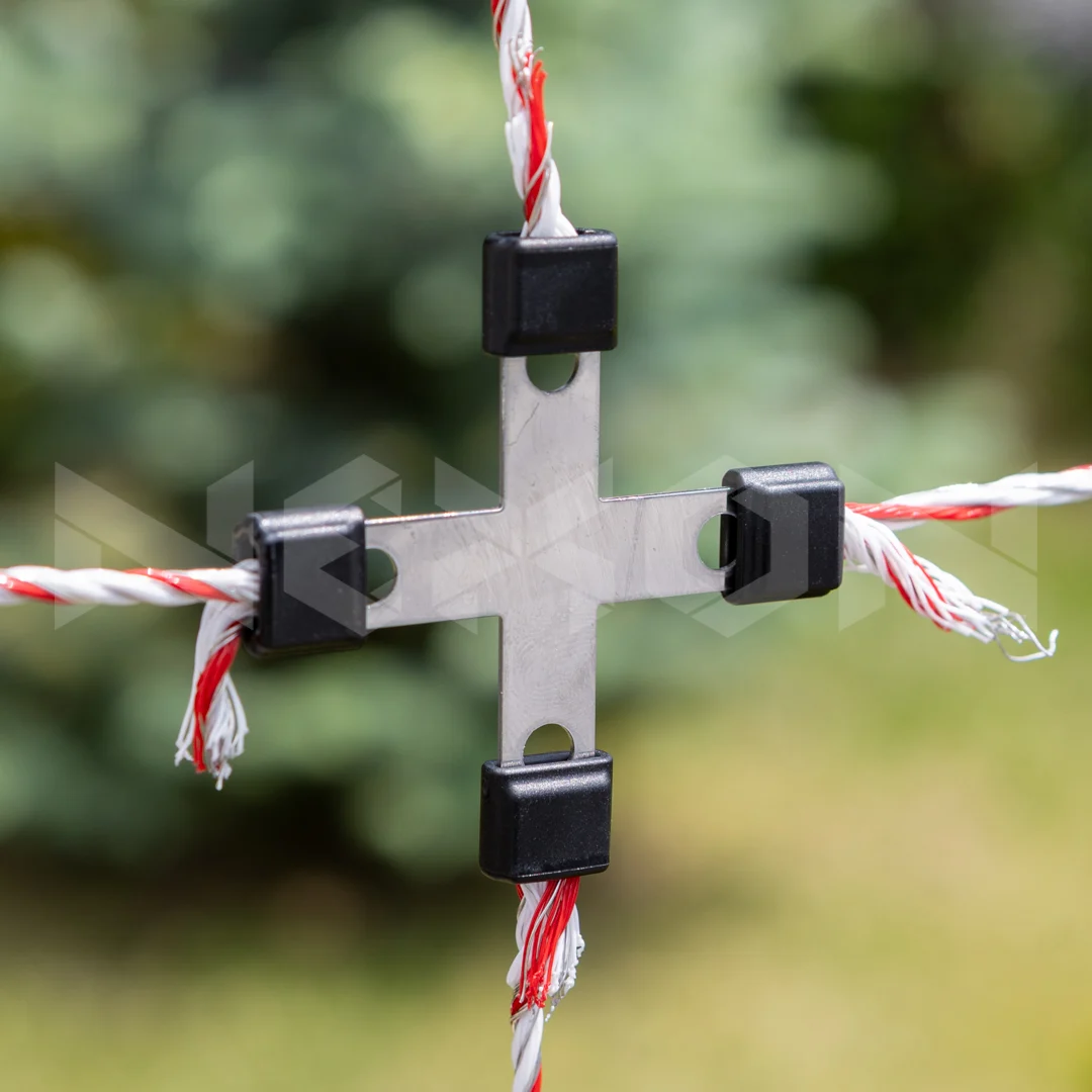 NEXON kereszt csatlakozó villanypásztor zsinórhoz - 3mm