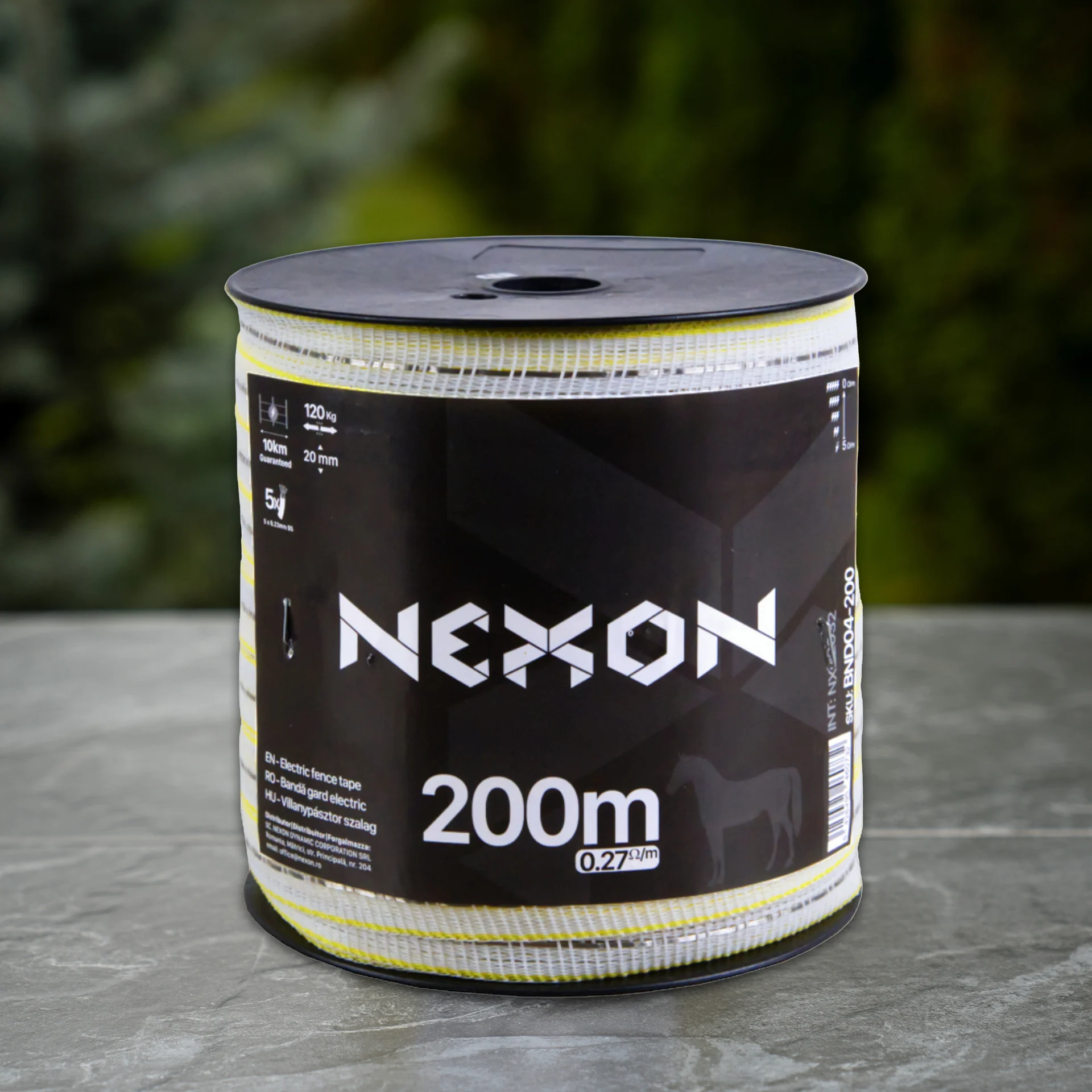 NEXON RANGER villanypásztor szalag 200m 5 fémszál 120kg