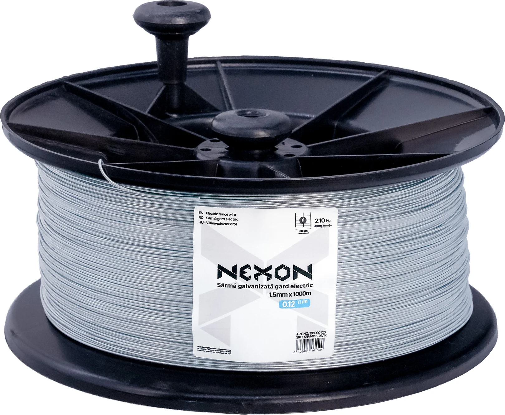 NEXON horganyzott villanypásztor drót 1,5 mm, 1000 m, 210 kg