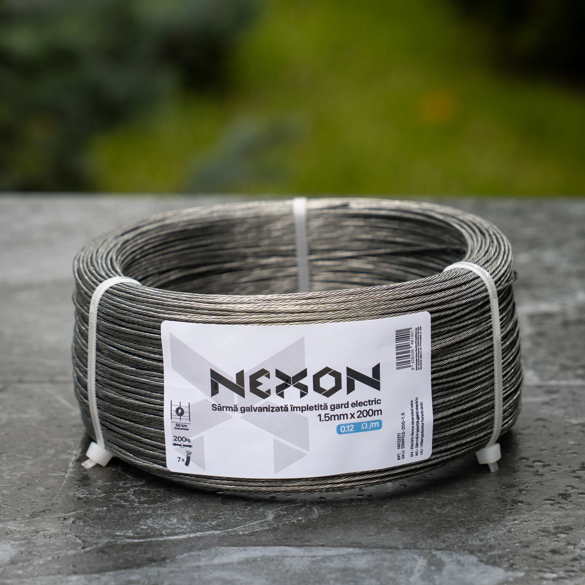NEXON 200 m 1.5 mm sodrott villanypásztor drót