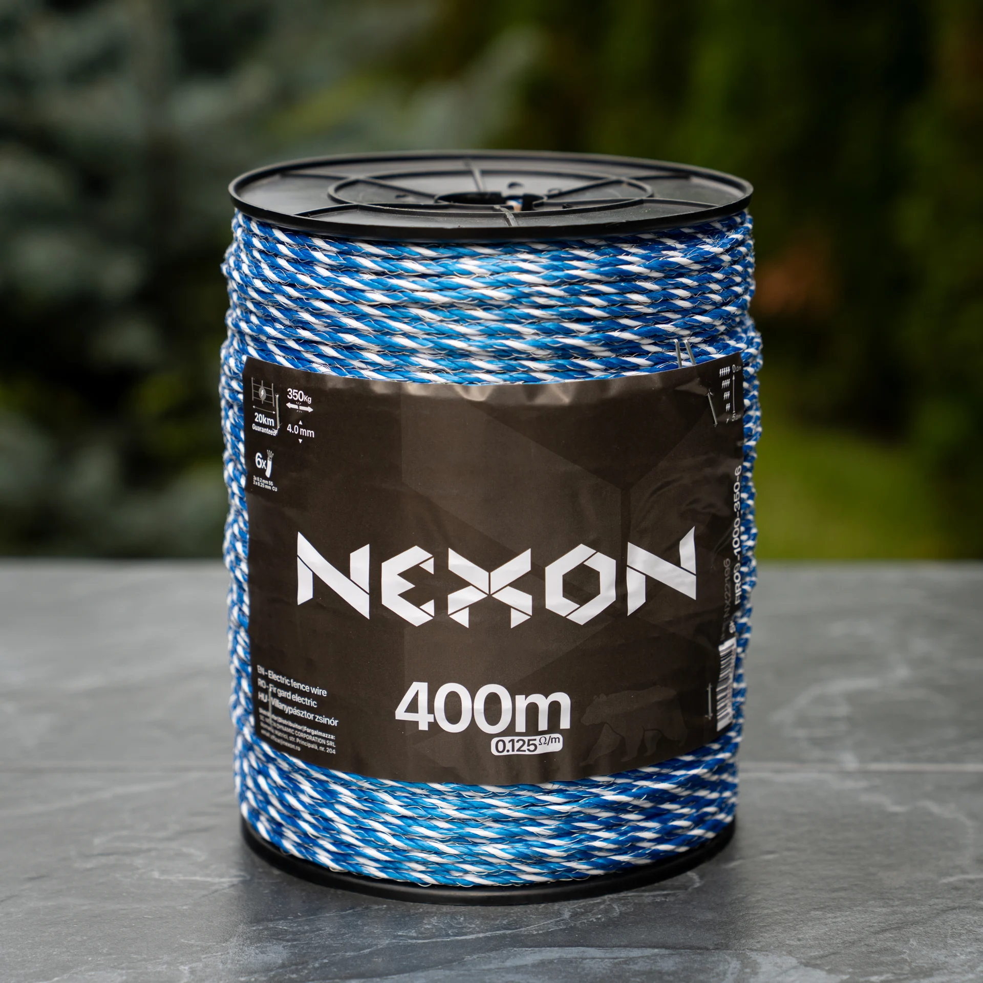 NEXON INDUSTRIAL 400 m 6 fémszál 350 kg villanypásztor zsinór