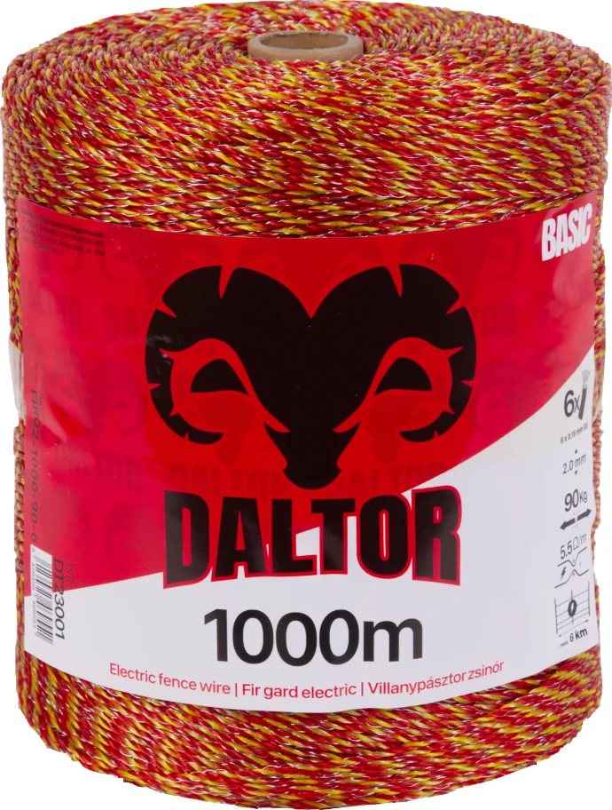 DALTOR BASIC zsinór 1000m 6-fémszál 90kg