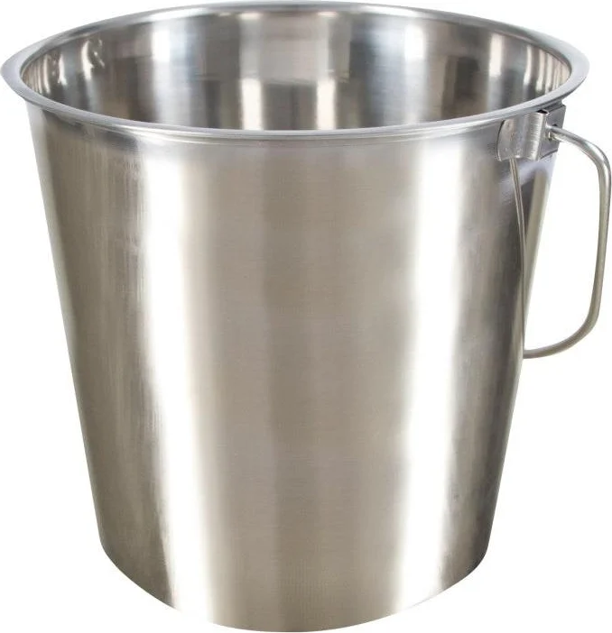 Rozsdamentes acél vödör 8,5L, fogantyúval
