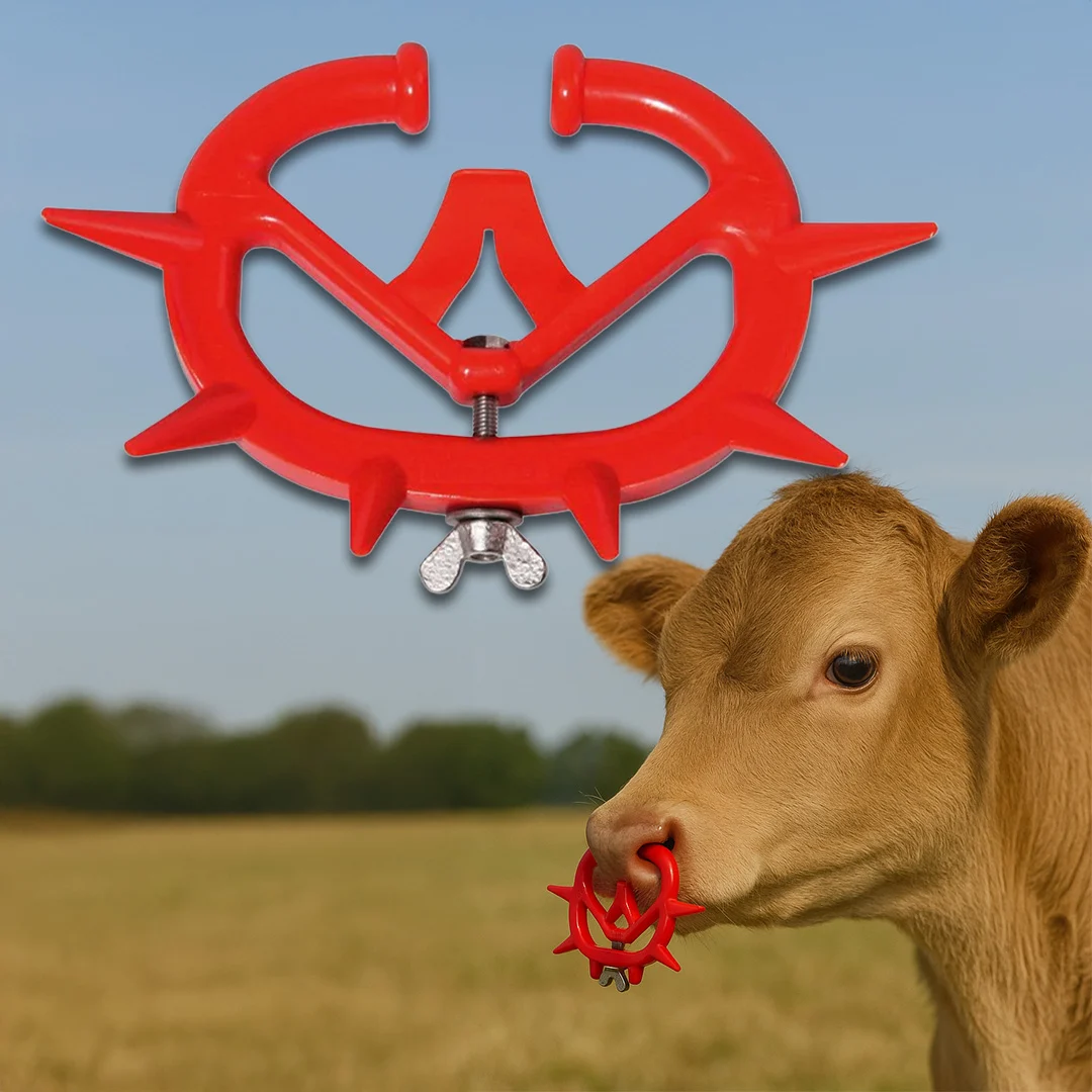 Kis méretű piros szopásgátló orrkarika